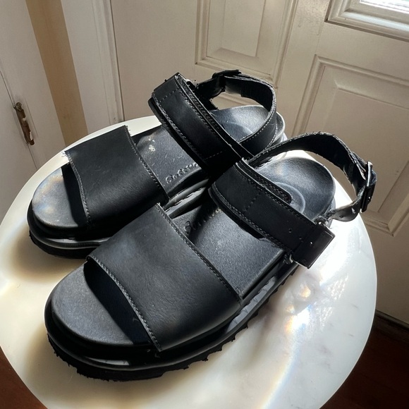Dr. Martens Voss Black Sandals Size 7 - Picture 2 of 8